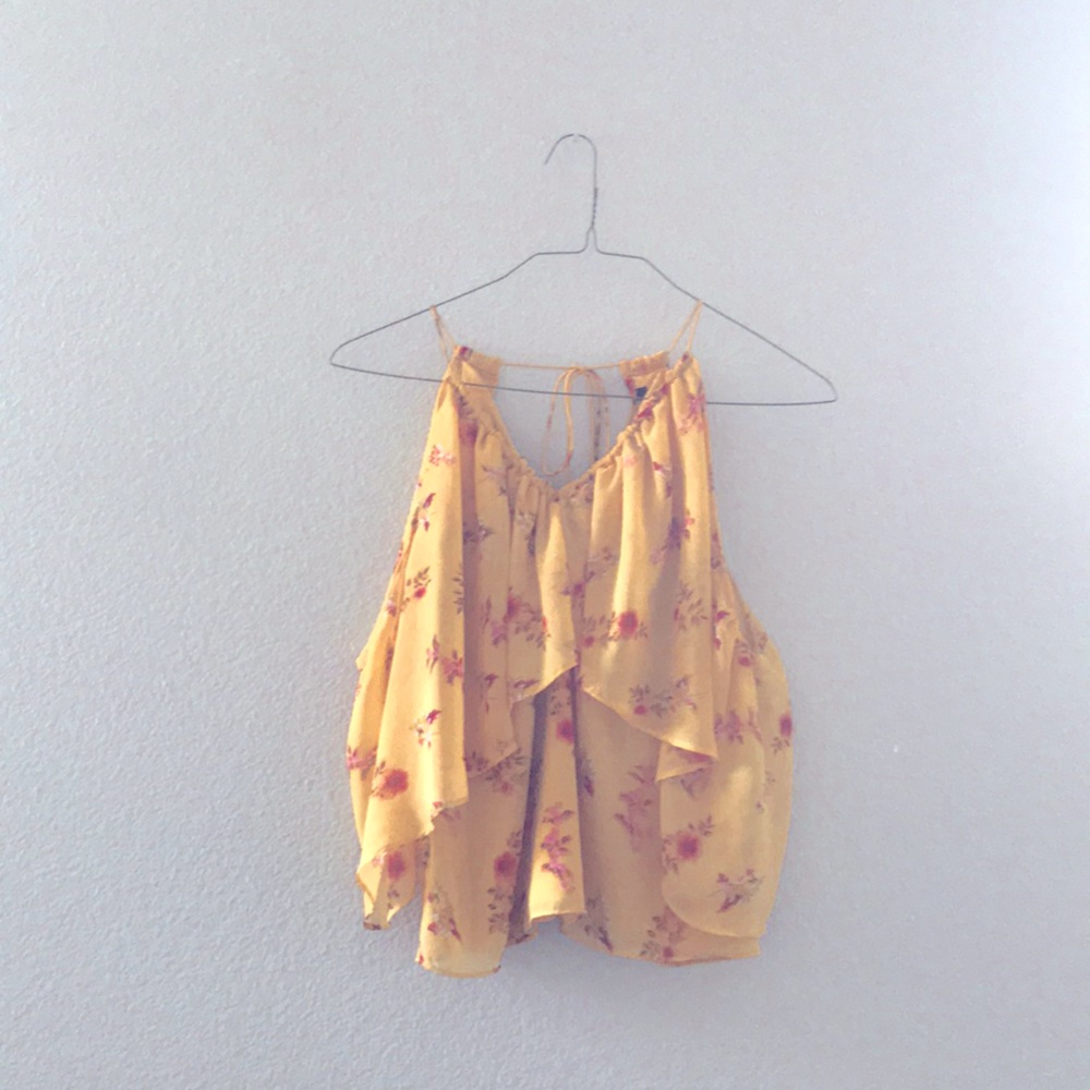 Wildflower Shoulder-Cutout Blouse // XS